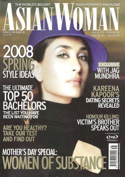 Asian Woman magazine cover, March 2008