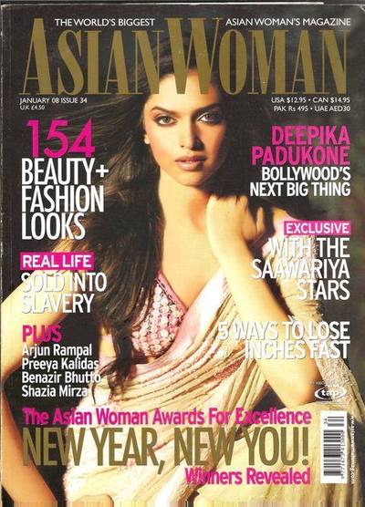 Asian Woman magazine cover, January 2008
