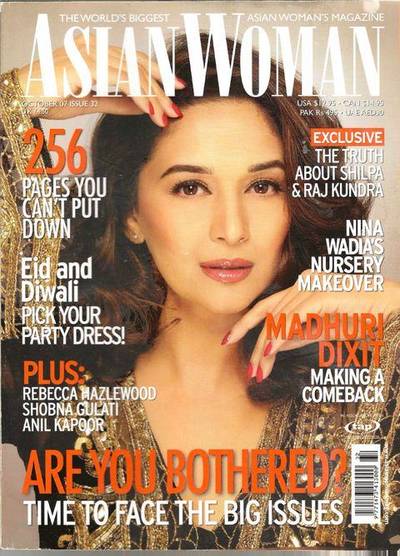 Asian Woman magazine cover, October 2007